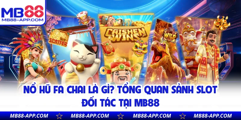 Nổ Hũ FA Chai Là Gì? Tổng Quan Sảnh Slot Đối Tác Tại MB88